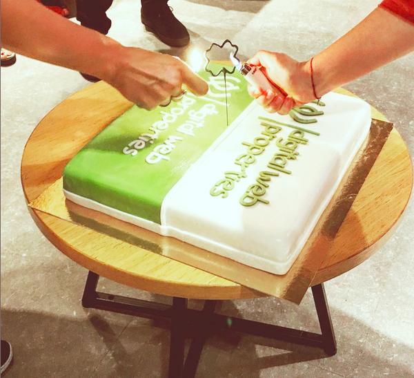 DWP Birthday Cake 3-years of activity